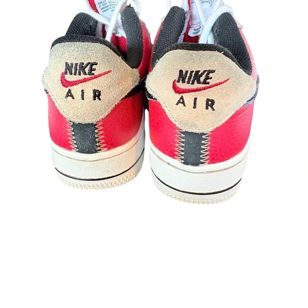 Nike Air Force 1 Kids Multi‎ Color Patchwork Casual Sneakers Size